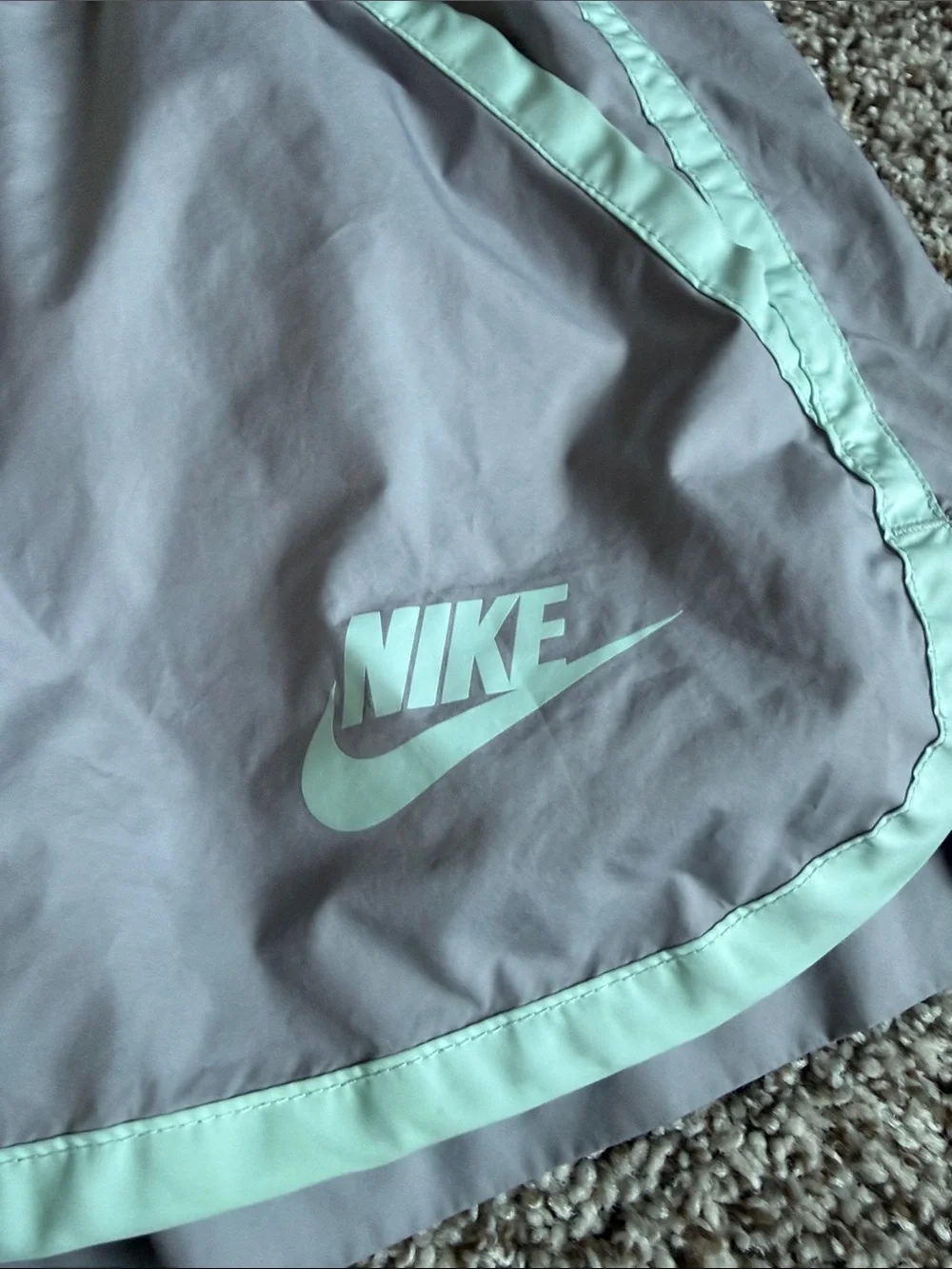 Nike Women’s Gray & Mint Athletic Shorts